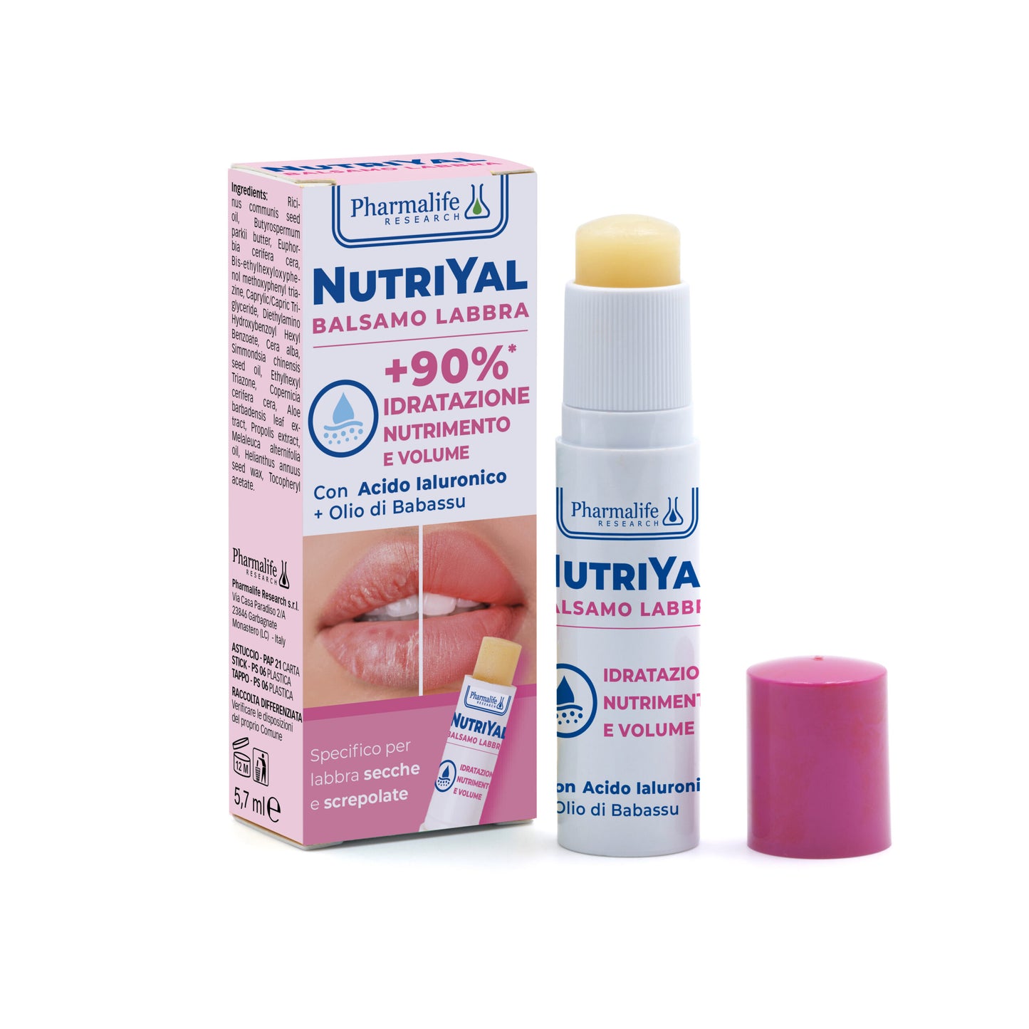 Balsamo labbra con ac ialuronico