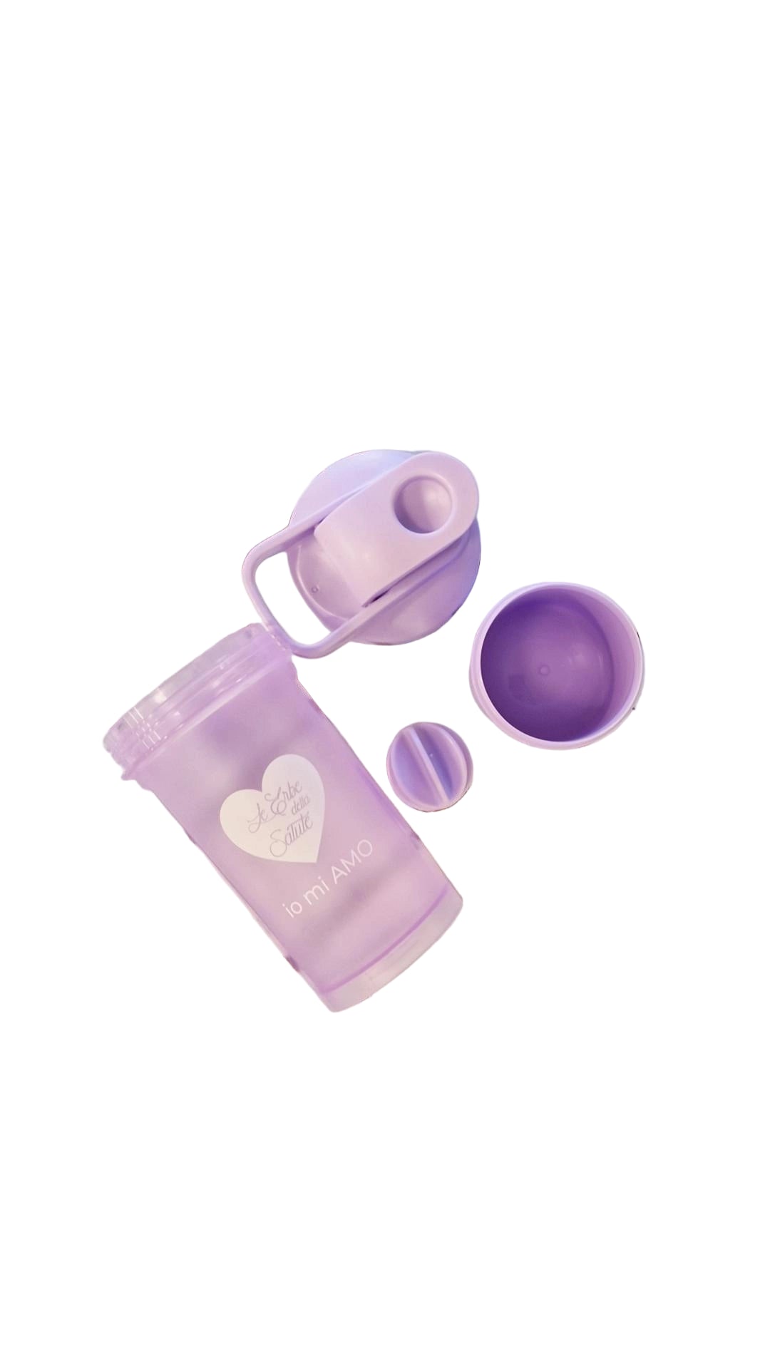 Shaker con contenitore polveri