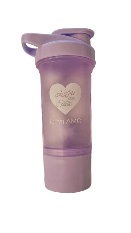 Shaker con contenitore polveri