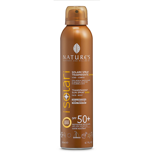 Spray solare trasparente SPF50+