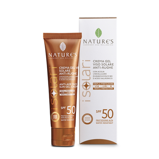 Crema solare viso ANTIRUGHE SPF50