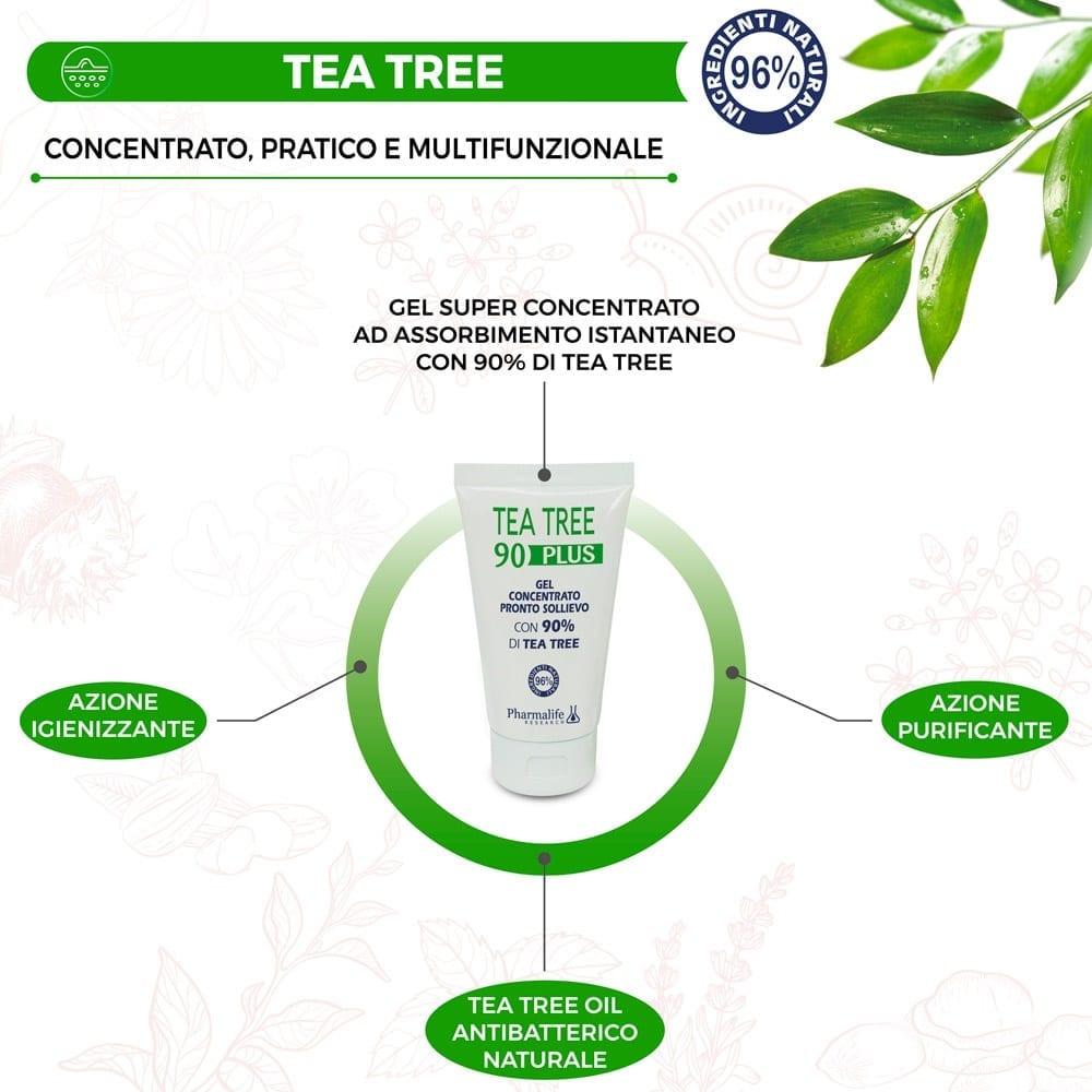 Gel al Tea tree 90%